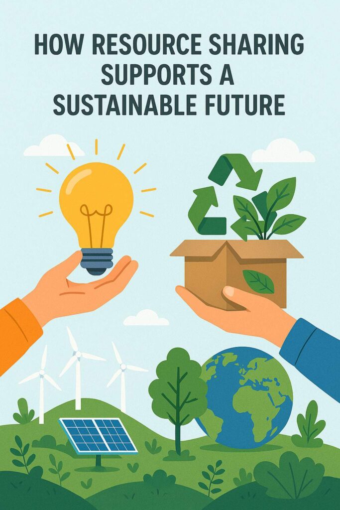 How Resource Sharing Supports a Sustainable Future