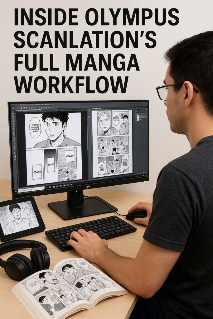 Inside Olympus Scanlation’s Full Manga Workflow