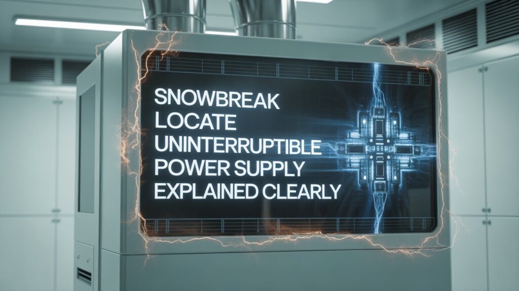 snowbreak locate uninterruptible power supply