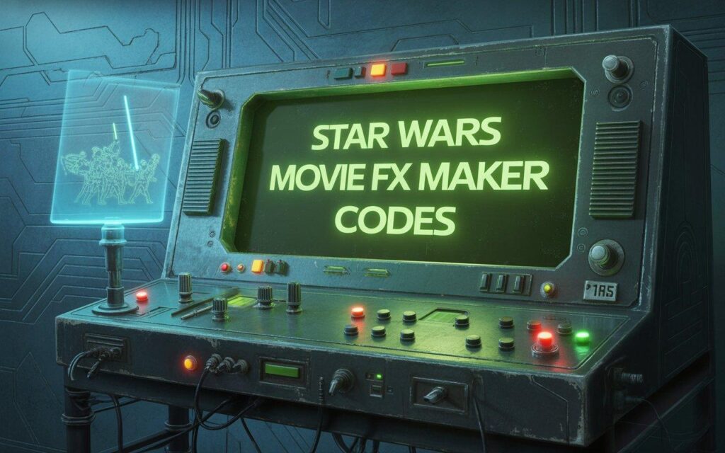 star wars movie fx maker codes