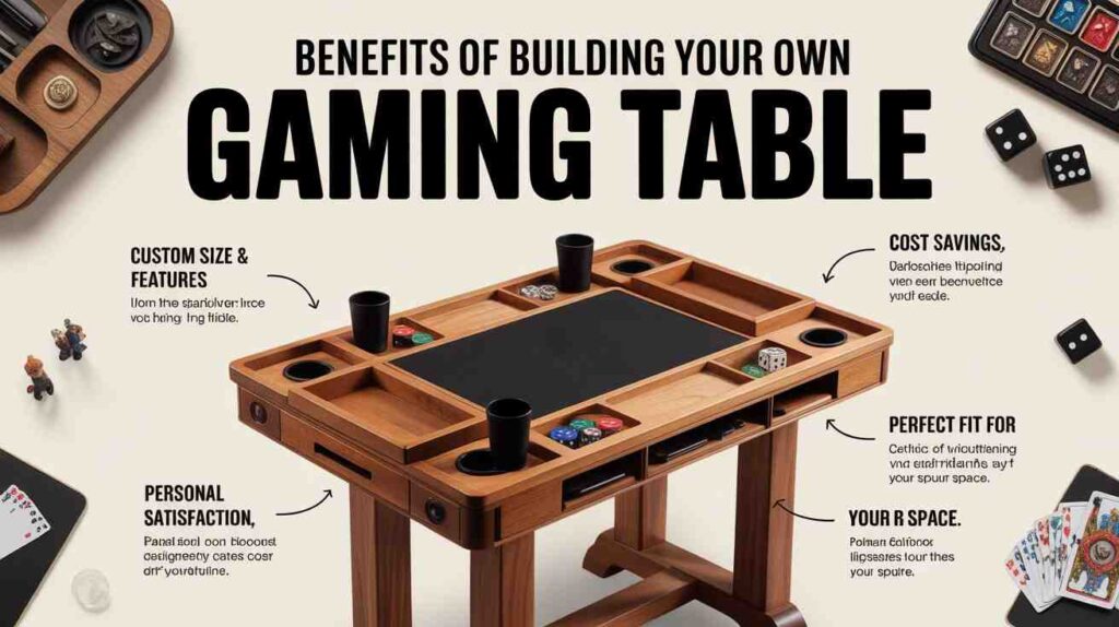 Benefits of Building Your Own Gaming Table