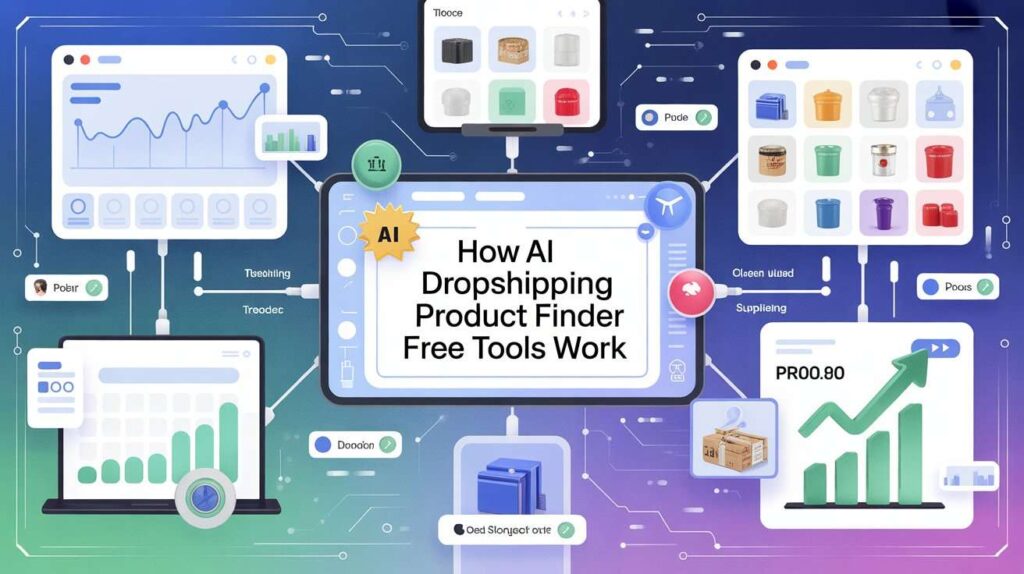 How AI Dropshipping Product Finder Free Tools Work