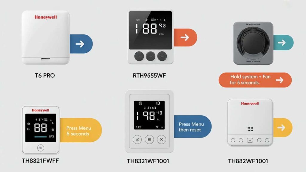 How to Reset Honeywell Thermostat by Model Type