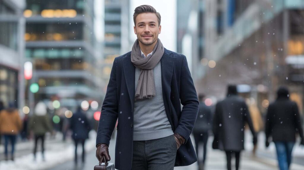 winter business casual men