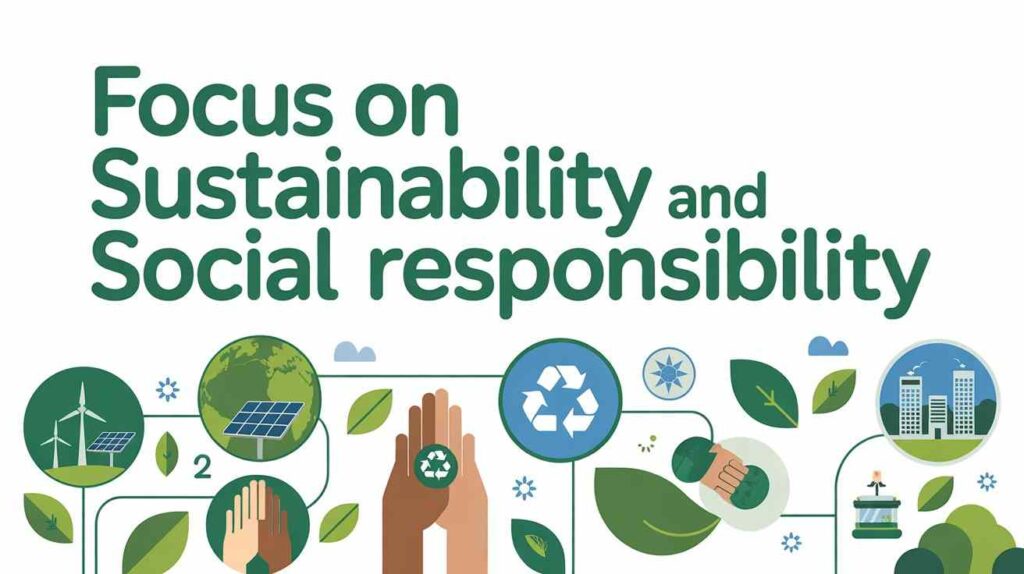 Focus on Sustainability and Social Responsibility