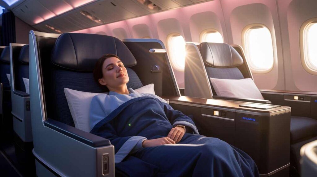 united airlines 787 business class