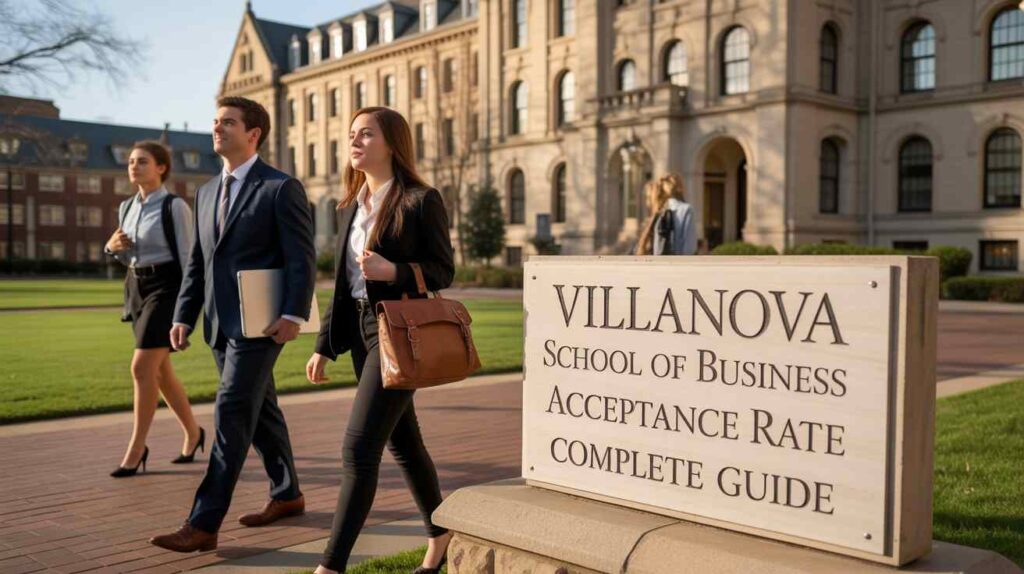 villanova school of business acceptance rate