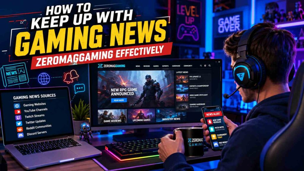 How to Keep Up With Gaming News ZeromagGaming Effectively