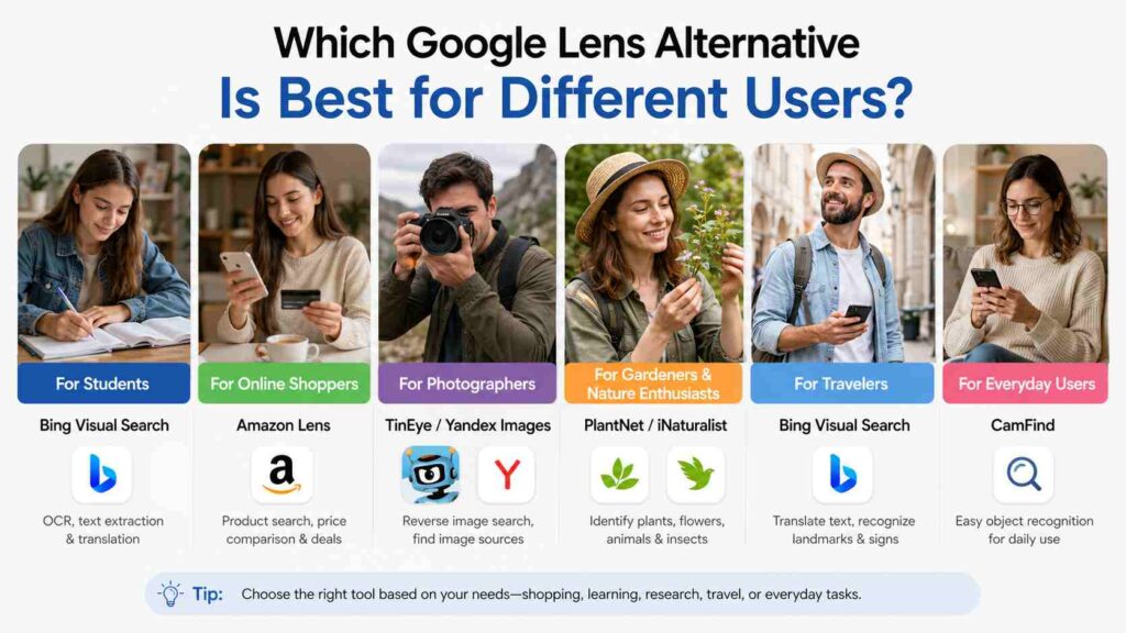 Which Google Lens Alternative Is Best for Different Users?
