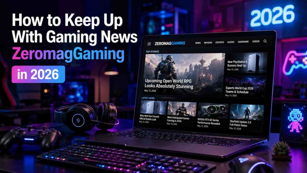 how to keep up with gaming news zeromaggaming