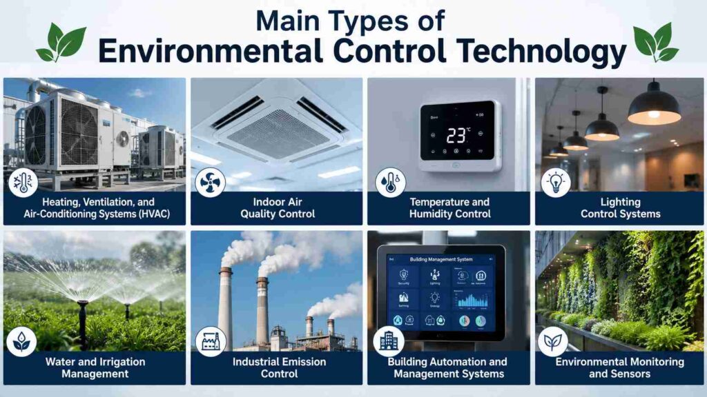 Main Types of Environmental Control Technology
