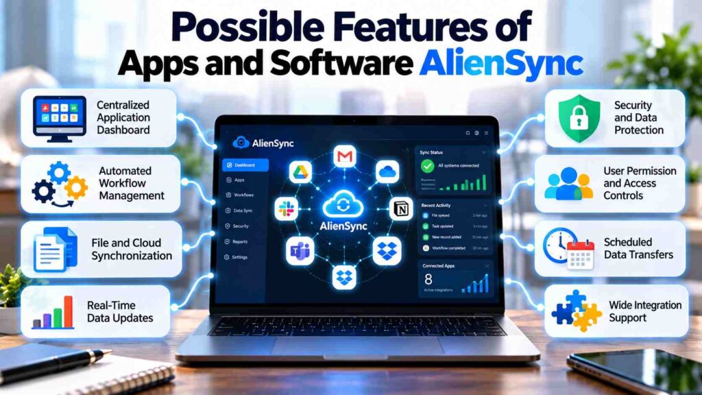 Possible Features of Apps and Software AlienSync